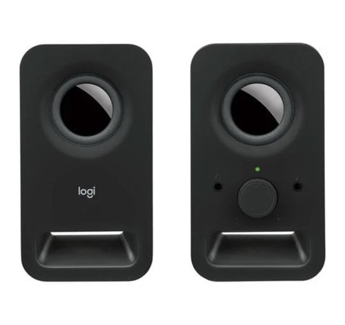 Logitec Stereo Speakers Z150 Midnight Black 6 Watts 2 Speakers Adjustable Volume - 第 3/6 張圖片