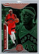 2021-22 Panini Illusions Emerald Pascal Siakam #19 Toronto Raptors