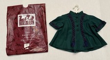 PLEASANT COMPANY 1994 ADDY GREEN WINTER COAT WITH HANGER BAG AMERICAN GIRL