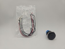 USA 12V 19mm Momentary LED Marine Car Stainless Horn Push Button Light Switch