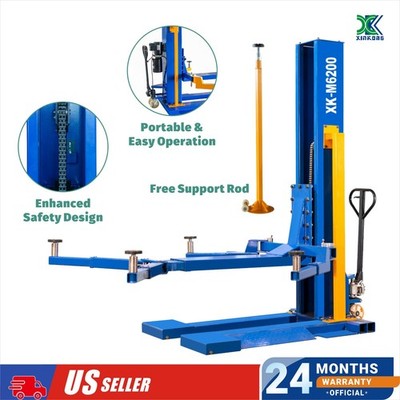 XK M6200 6200lb Single Post Car Lift Auto Repair Auto Lift Manual