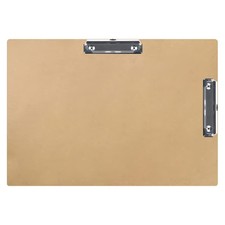 Drawing Board 18x24 Inch Hardboard Art Clipboard Low Profile Clip 1 Pack