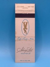 Vintage Sharp Ltd Hotels Matchbook Cover The Gotham Beverly Wilshire