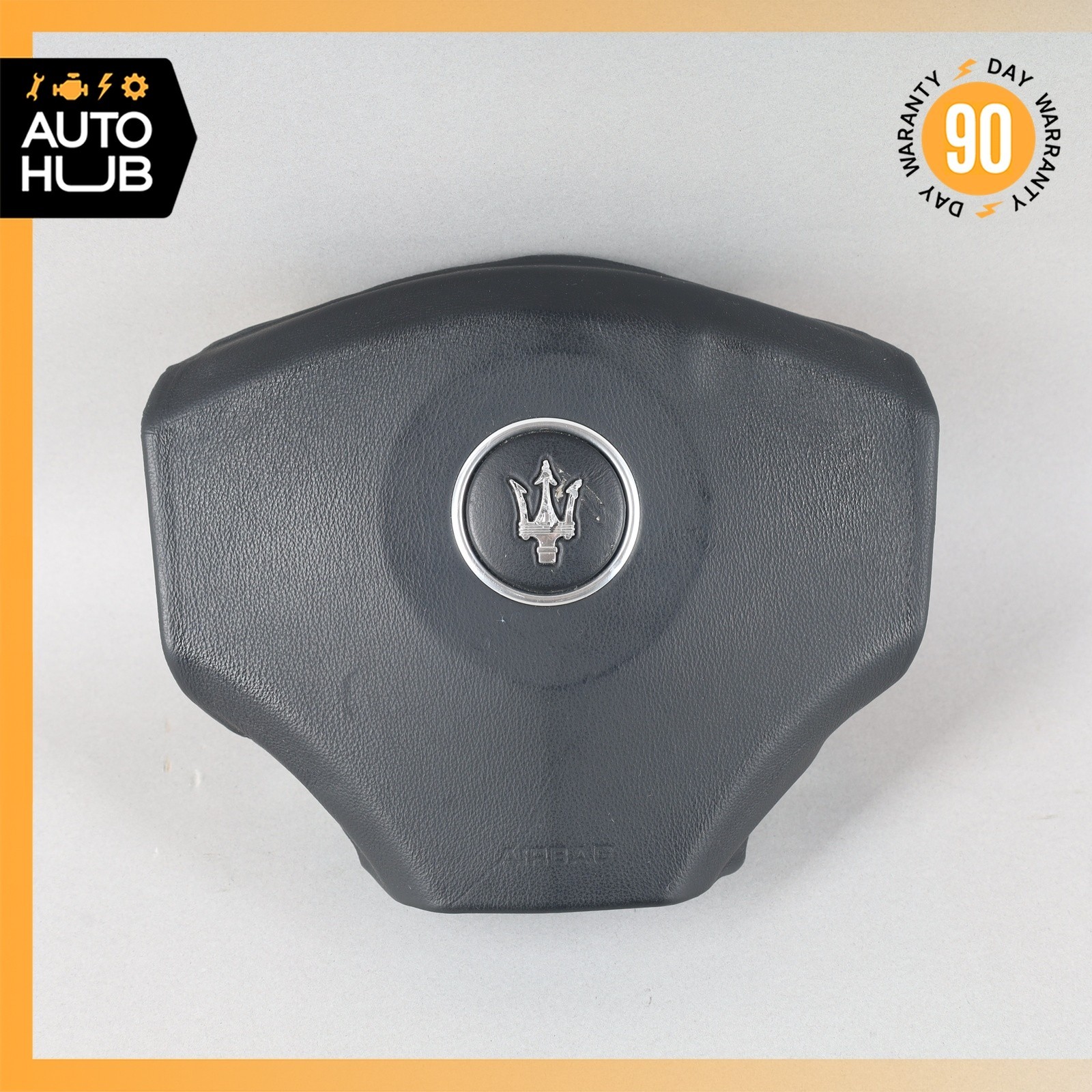 02-07 Maserati M138 4200 Coupe Spyder Steering Wheel Air Bag Airbag Black OEM