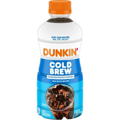 Dunkin  Cold Brew Coffee Concentrate, 31 oz Free & Fast delivery