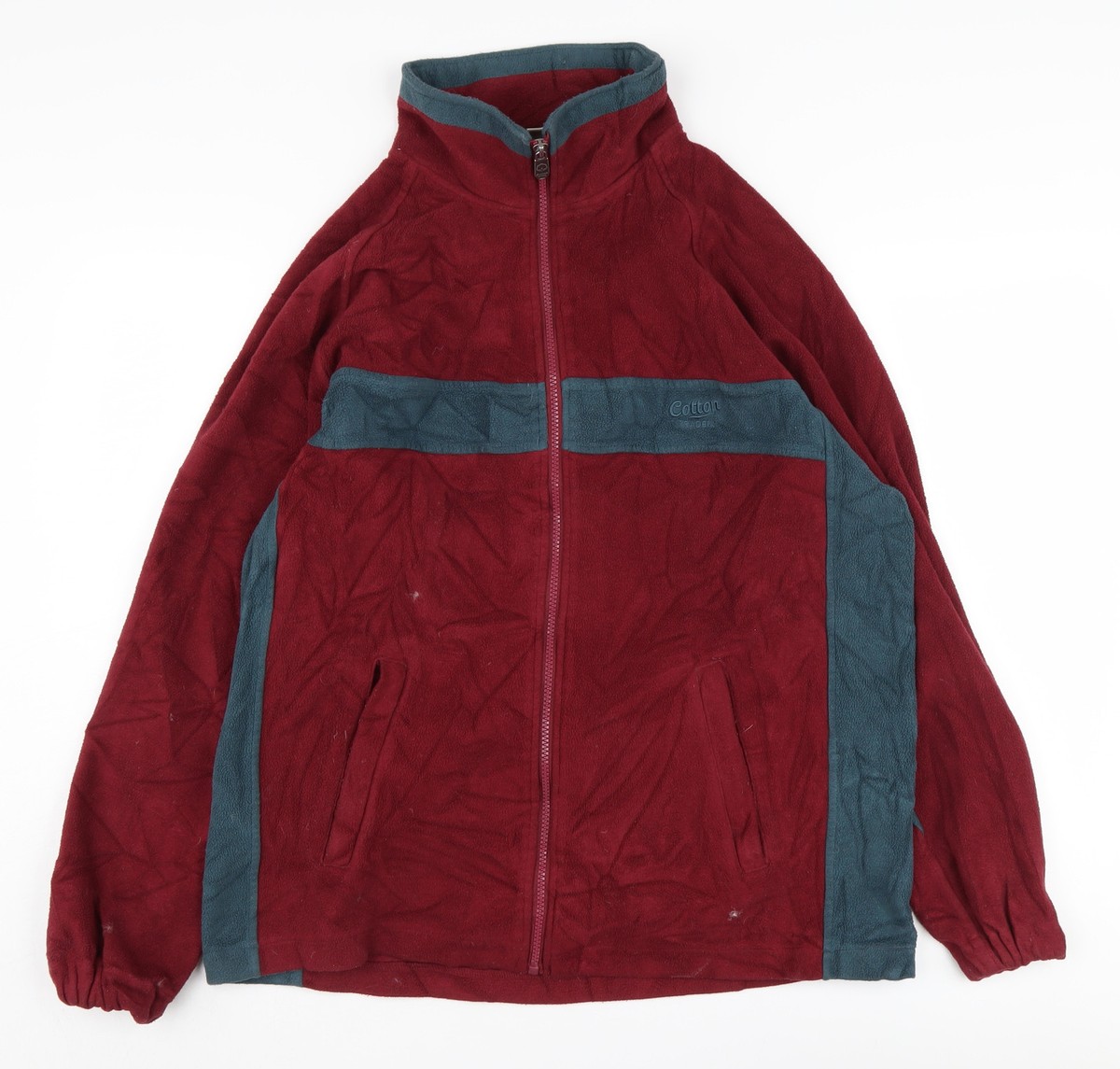 Fleece Jacket Cotton Traders Waistcoat Cotton Traders Men's Red