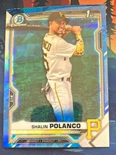 2021 Bowman Chrome Sapphire Edition - Chrome Prospects Shalin Polanco...