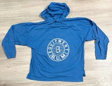 Vintage 1991 BUM Equipment Hoodie Mens XL 90s Pullover Striped Drawstring 1993 A