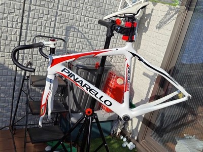 PINARELLO FP Team サイズ445 PINARELLO FP Team Freme Set Carbon White Red Black 445 From Japan