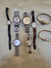 Watch Lot Vintage Timex Seiko Bulova Pulsar Men Women Batteries Needed 8pc Clean