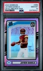 JAYDEN DANIELS 2024 Donruss Optic Preview Pink Holo Rookie #389 PSA 10 RC