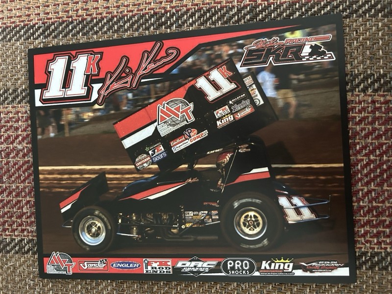Rare !! Kraig Kinser Sprint Car Handout