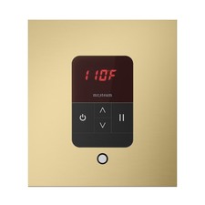 Mr Steam ITSQ Itempo Square Steam Shower Control and Steamhead - Brass