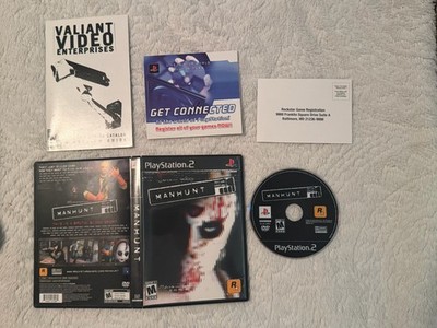 Manhunt (Sony PlayStation 2, 2003) PS2 CIB Complete W Manual
