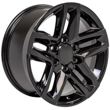 New 18 X 8.5 Black Wheel Rim 1999-2026 For Gmc Sierra Chevrolet Silverado 1500 New 18 X 8.5 Black Wheel Rim 1999-2026 For Gmc Sierra Chevrolet Silverado 1500