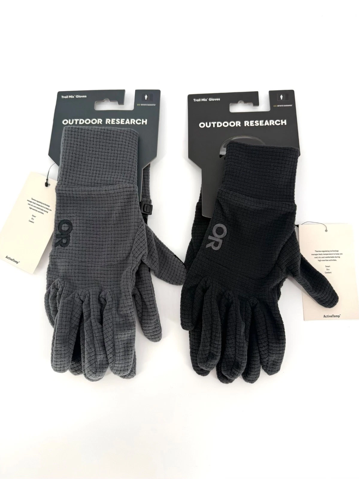 Outdoor Research Men's Trail Mix Gloves, Black & Storm, Assorted Sizes
Opens in a new window or tab