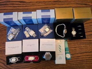 Large lot of 62 vintage watches Avon (59) Armitron (2) & Gruen (1)