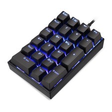 K23 Mechanical Numeric Keypad Red Switch Wired 21 Keys Mini Numpad Portable G...