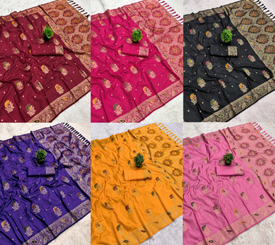 Presenting New Viscose Dolla Silk Saree With Blouse For Wedding Wear