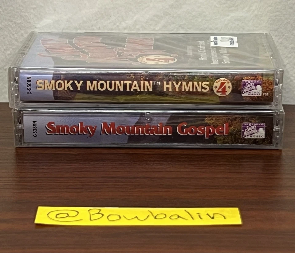 Smoky Mountain Gospel + Hymns : Volume 4 ( Cassette Set  1997 ) New Vtg Media ! - Image 4 of 4
