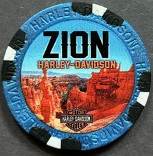 Harley Davidson Wide Print Poker Chip from Zion HD in Washington, Utah