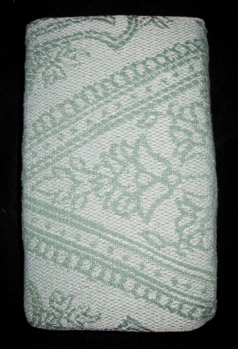 QUEEN - Carriage House Danbury Green Paisley Weave VALANCE, SHAM & BEDSPREAD SET - Picture 8 of 10