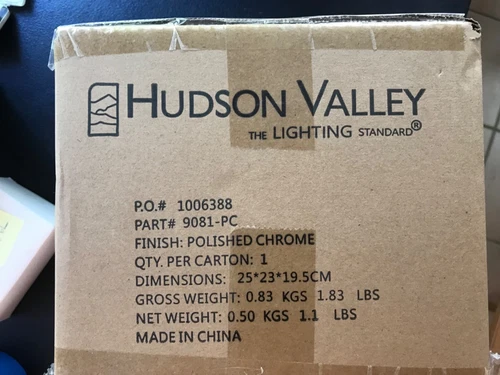 Hudson Valley Lighting 9081 Baird 1 Light 5" Tall LED Bathroom - Chrome - Picture 4 of 6
