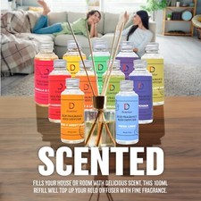 REED DIFFUSER OIL REFILL BOTTLE 100ML AROMATIC FRAGRANCE SCENT OILS NEW HOME