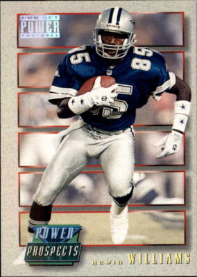1993 Pro Set Power Update: Power Prospects #PP24 Kevin Williams Dallas Cowboys