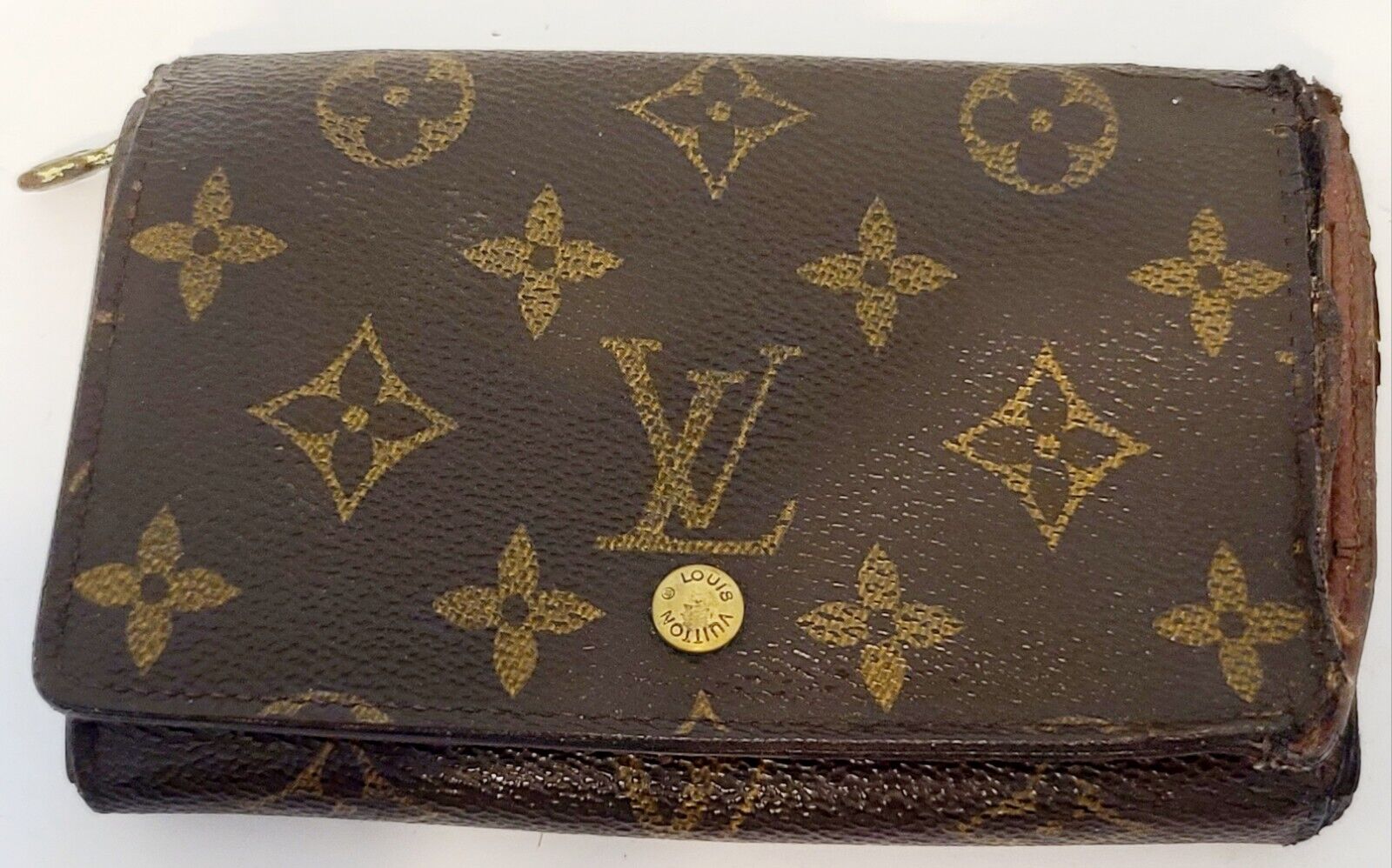 Louis Vuitton Brown Monogram Porte-Monnaie Tresor Wallet – The Closet