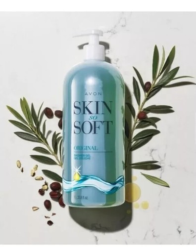 Avon ~ Piel tan suave ~ Gel de ducha original ~ Tamaño extra ~ 33,8 fl. oz.~con bomba~NUEVO EN CAJA - Imagen 1 de 5