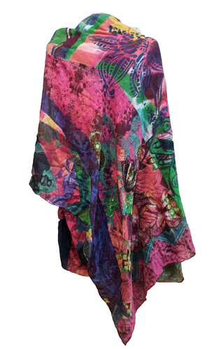 Desigual Damen Tuch mehrfarbig geblümt Gr. 74/44 inch Ornament - Bild 3 von 10