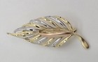 14K GOLD LEAF BROOCH PIN~3.2 GRAMS~BEAUTIFUL~NOT SCRAP — photo 1
