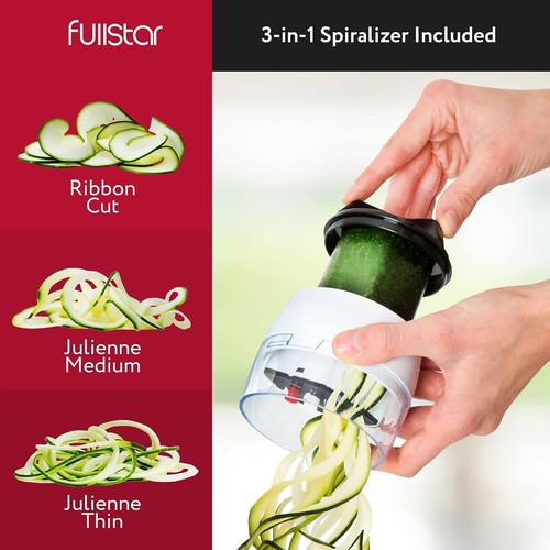 All-in-1 Vegetable Chopper, Mandoline Slicer & Cheese Grater - French Fry Cut... - 第 7/10 張圖片