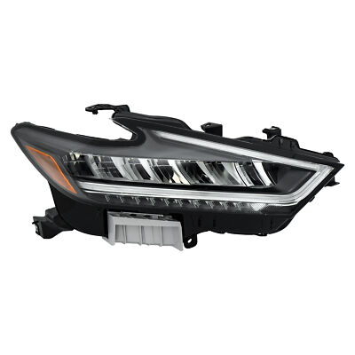 For 2022-23 Nissan Maxima SV SR Headlight Right Side LED Headlamp Black Housing