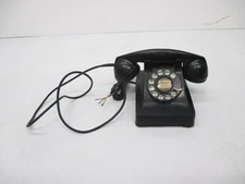 Vtg Western Electric Bell System F1 Rotary Phone Desk Table Telephone As Is