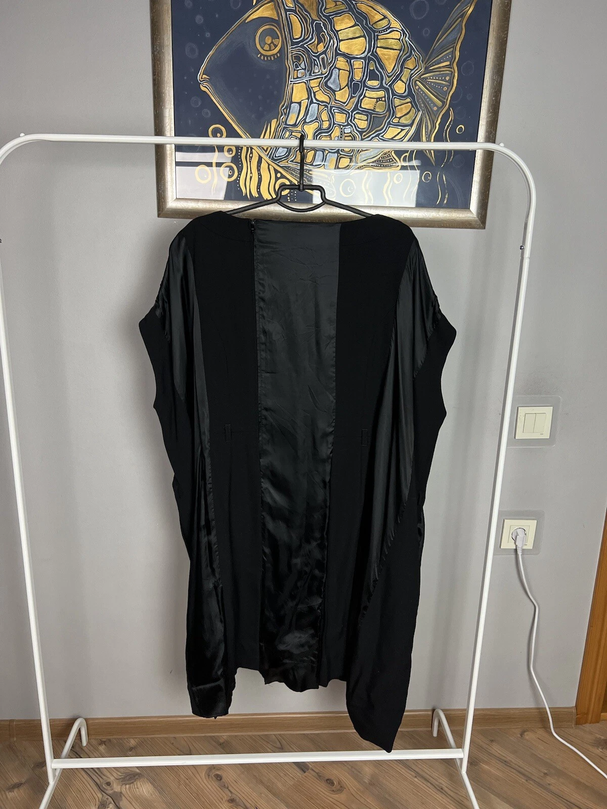 MAISON MARGIELA Abito oversize nero Maison Martin Margiela x H&M sistema operativo