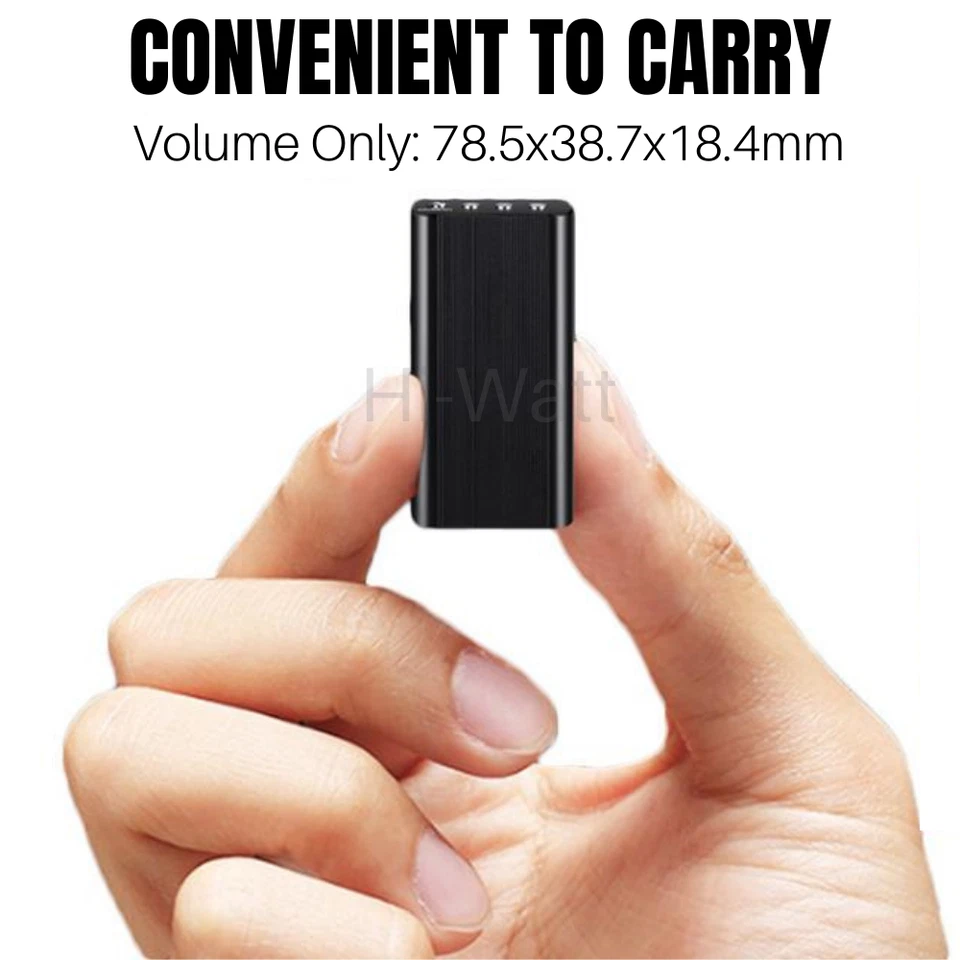 240 Hr Spy Mini MP3 Digital Voice Activated Recorder 16GB Audio Recording Device - Image 4 of 4