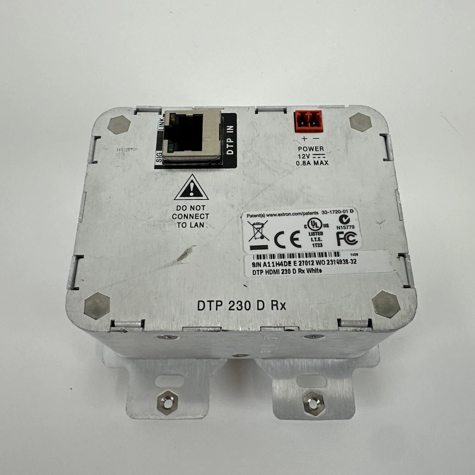 Extron DTP HDMI 230 D Rx Blanco Receptor Decorador-Estilo Foto 2 de 2