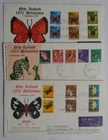 STAMPMART : NEW ZEALAND 1970 BUTTERFLIES MOTH & SEA FISH 3 FDC USED TO NM USA