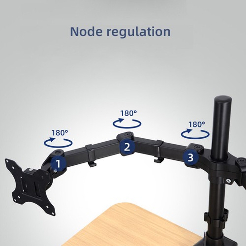 Single/Dual Monitor Arm Holds Up To 19.84 Lbs for 17 To 32 Inch Computer Screens - Afbeelding 9 van 15