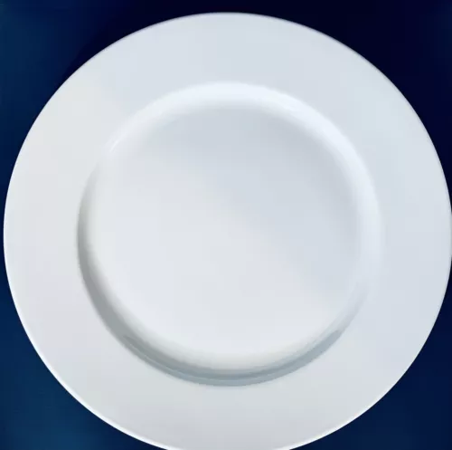 Steelite England Varick CLASSIC CAFE Porcelain White Dinner Plate