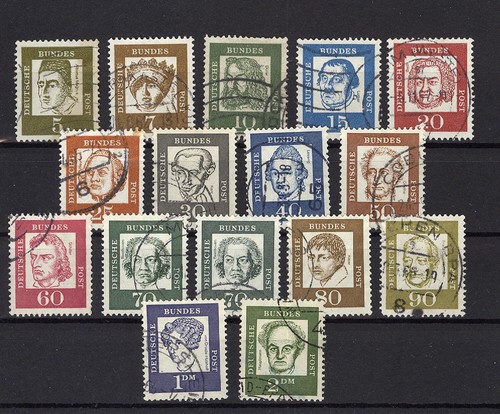 BUND 347y - 362y, gestempelt