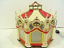 DEPT 56  SNOW VILLAGE "THE CARNIVAL CAROUSEL" MUSIC AND LIGHT