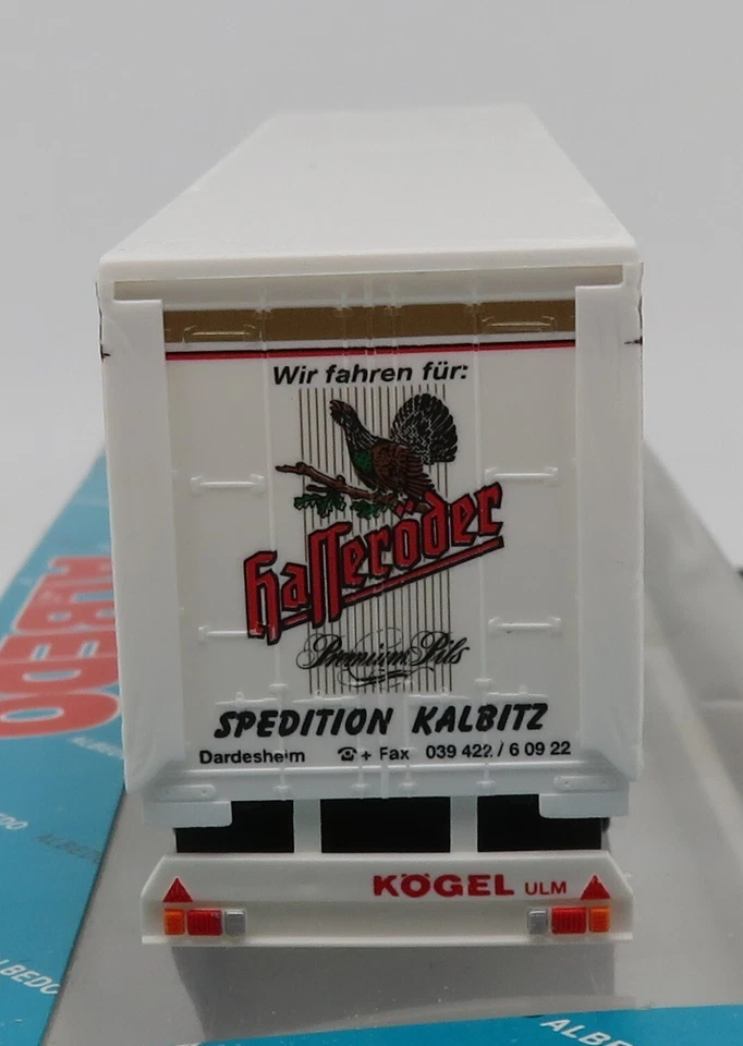 ALBEDO HO 1/87 CAMION RENAULT AE 520 MAGNUM REMORQUE BIERE HASSERÖDER #700143 - Photo 4/4