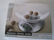 Etekcity Electronic Kitchen Scale Volume Water Milk Model EK 3550