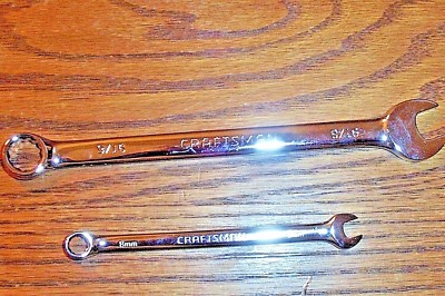 SMOOTH CRAFTSMAN SAE INCH COMBINATION  WRENCH SELECT 5/32 TO  1-5/16''    