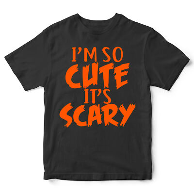 T-Shirt I'm So Cute Its Scary lustig Halloween Kostüm Outfit Kleinkind