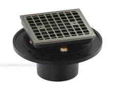 NEW Kohler K-22673-BN 178 Clearflo Square Brass Tile-In Shower Drain