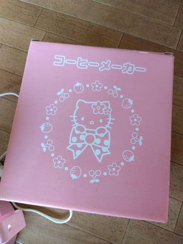 Rare Sanrio Hello Kitty Drip Coffee Maker Pink Kawaii AC100V 50-60Hz From Japan - Picture 9 of 9